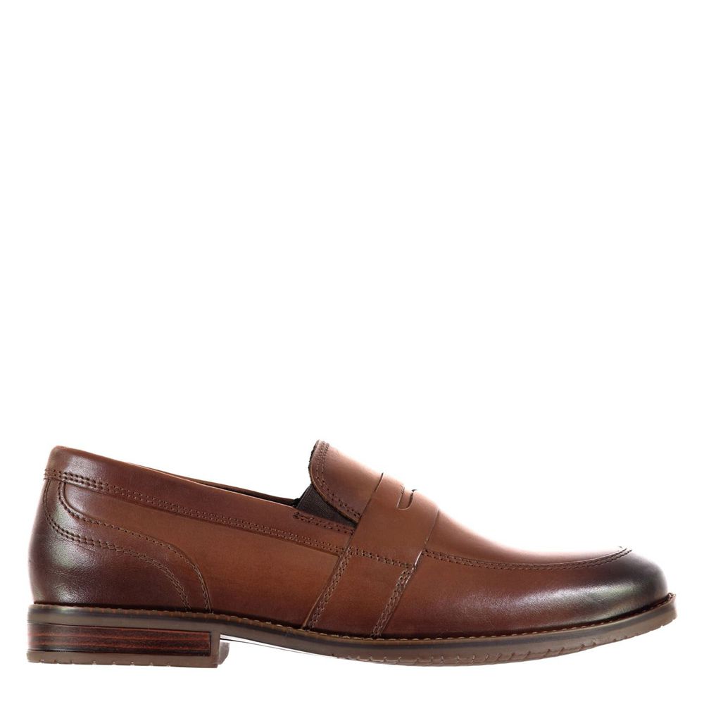 Sapatos Oxford Homem Rockport Penny Marrom,Portugal MWJFI-5467